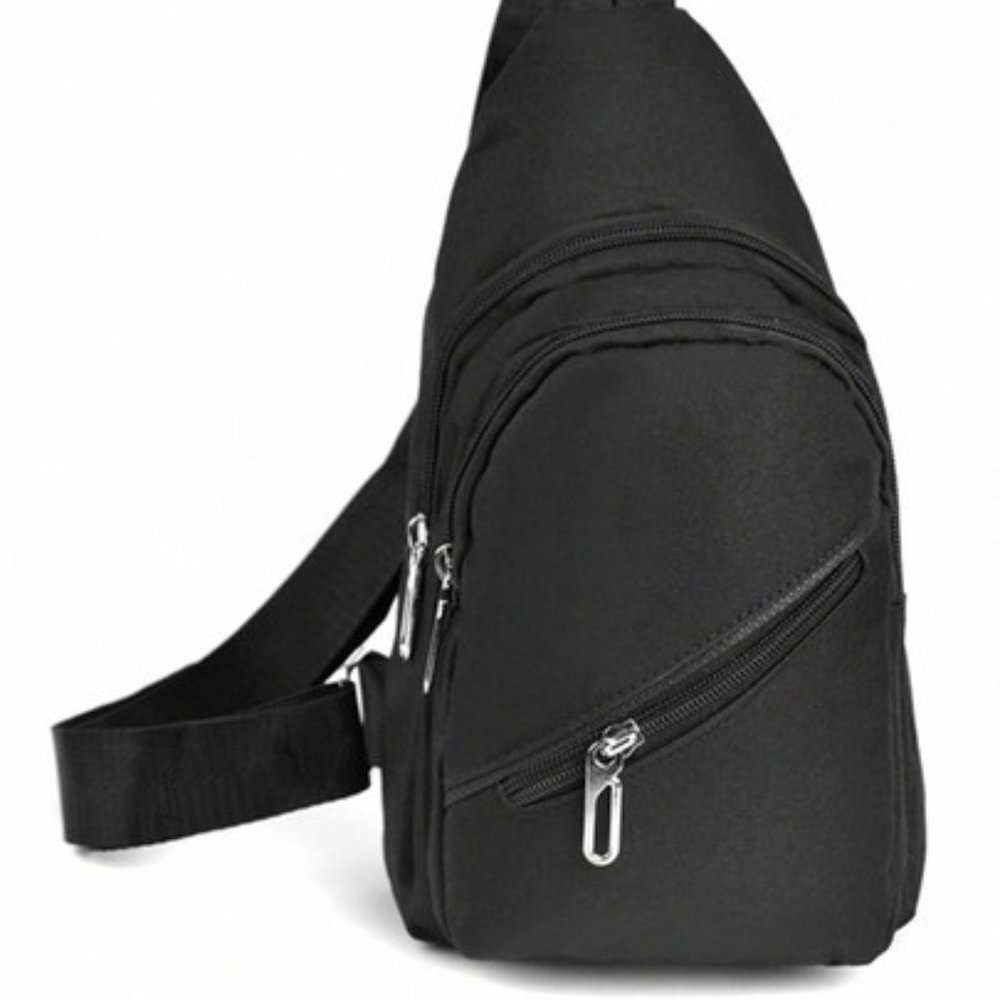 Black Crossbody Bag Men Women Unisex